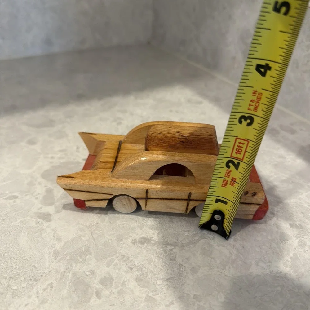 Handcrafted Vintage Cuban Souvenir Wooden Cars
